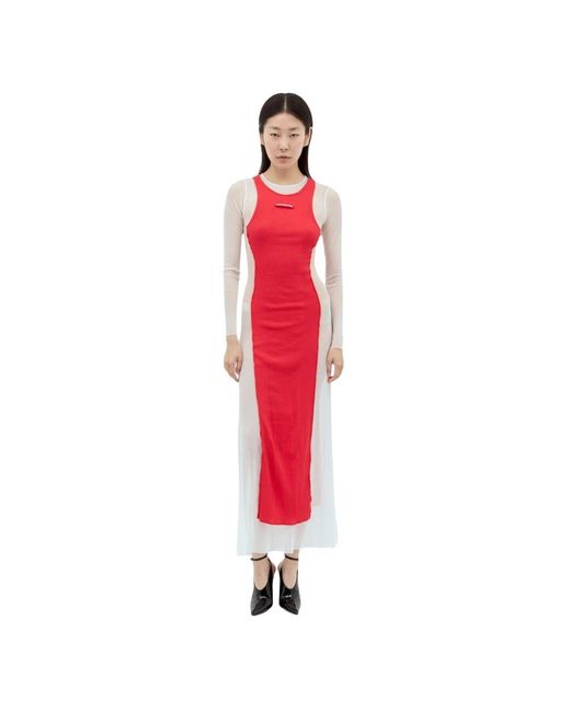 Jean Paul Gaultier Red Maxi Dresses