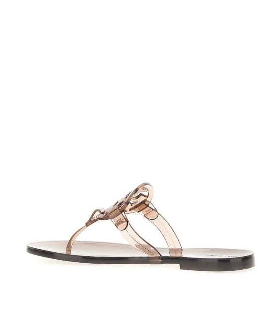 Tory Burch Natural Flip Flops