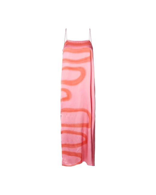 Rabens Saloner Pink Maxi Dresses
