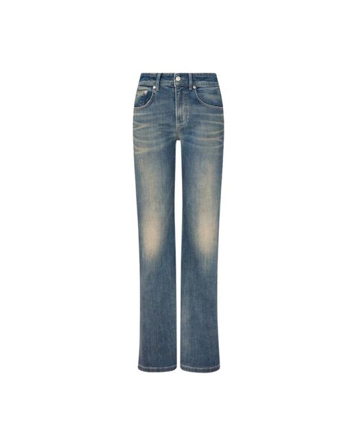 Flared Jeans Moschino de color Blue