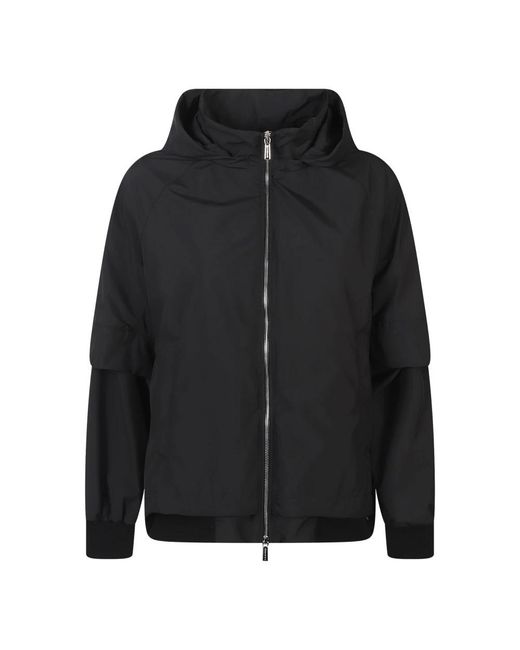 Moorer Black Bomber Jackets