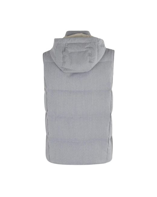 Eleventy Gray Vests for men