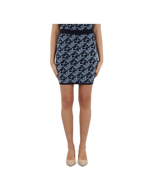 Michael Kors Blue Short Skirts