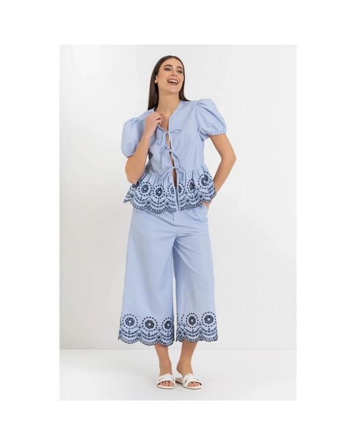 Kocca Blue Wide Trousers