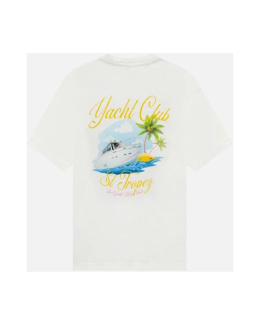 In Gold We Trust Yacht t-shirt weiß in White für Herren