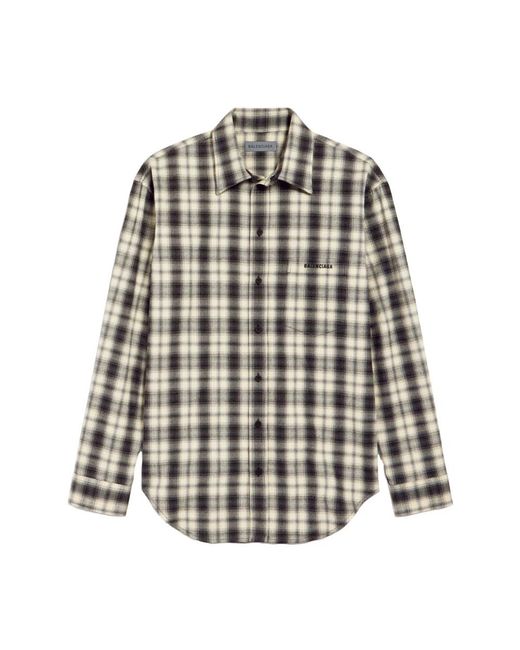 Balenciaga Gray Casual Shirts for men