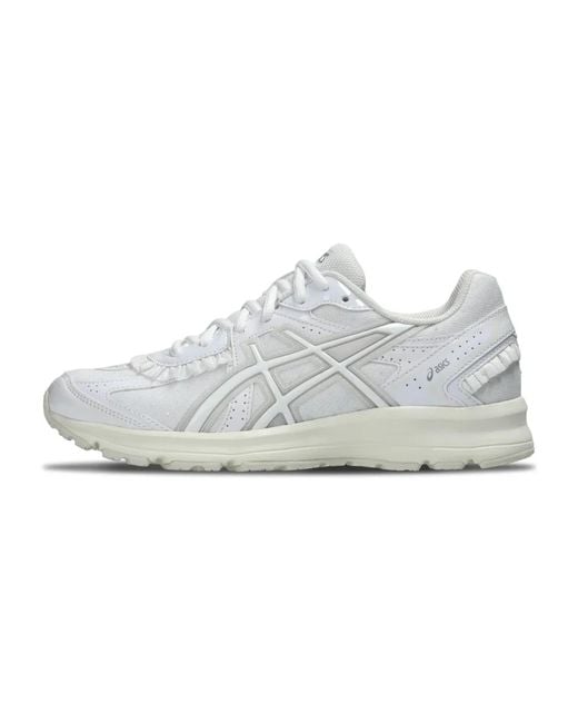Asics White Weiße Cream Sneakers Minimalistisches Design