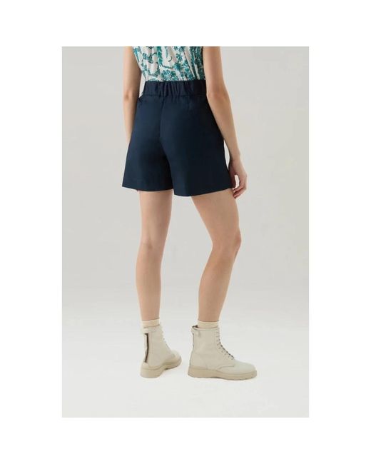 Woolrich Blue Lässige Shorts