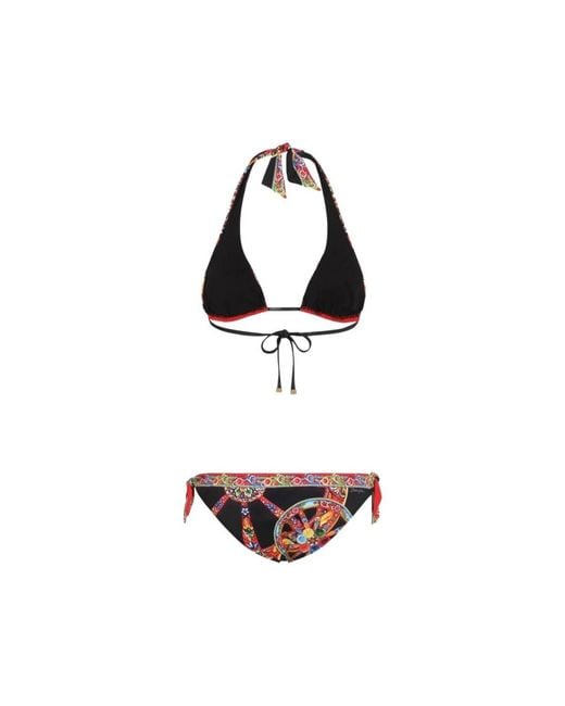 Dolce & Gabbana White Bikinis