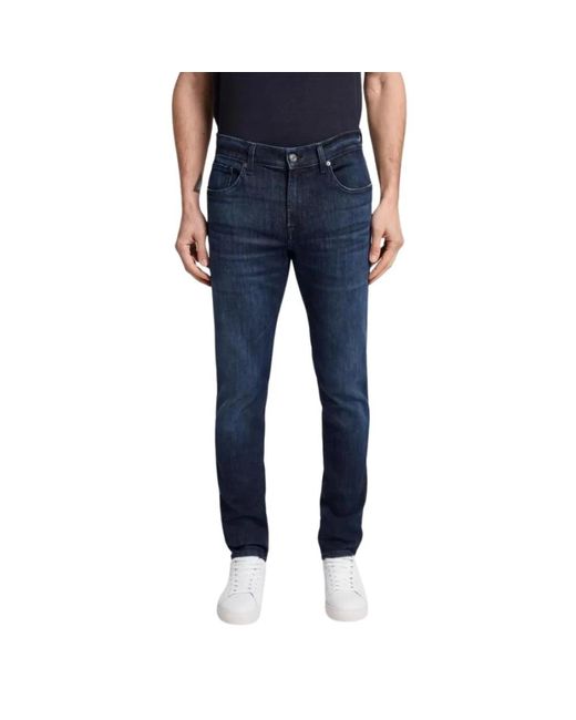 Jeans > slim-fit jeans 7 For All Mankind pour homme en coloris Blue