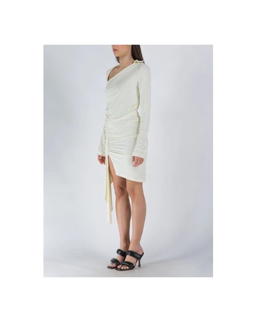 Off-White c/o Virgil Abloh Gray Short Dresses