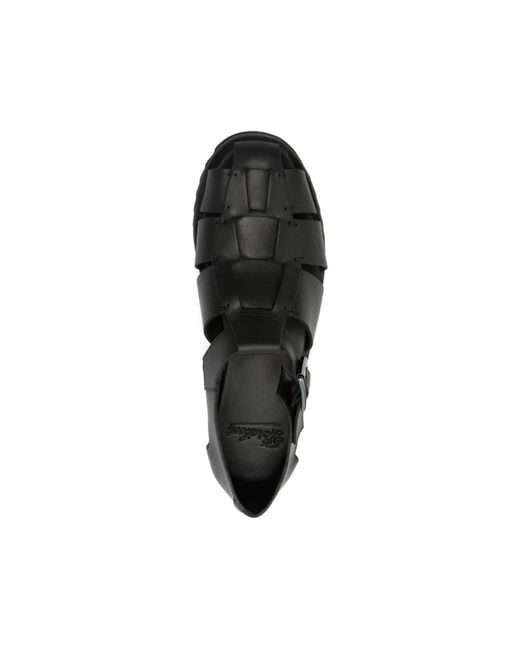 Paraboot Black Flat Sandals for men