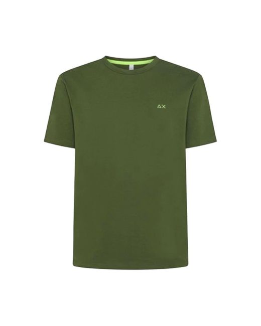 Sun 68 Green T-Shirts for men