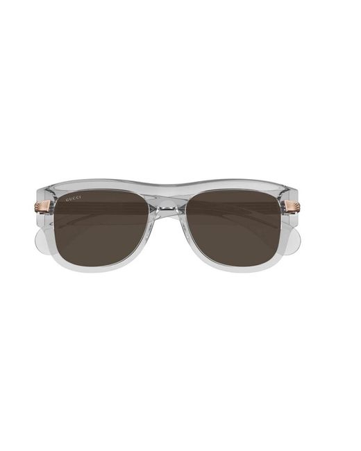 Gucci Gray Legacy Shelter Sunglasses
