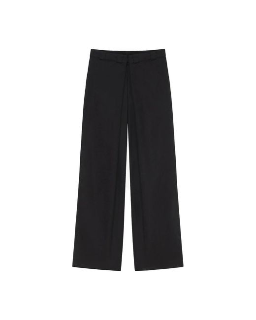 Wide Trousers Givenchy de color Black