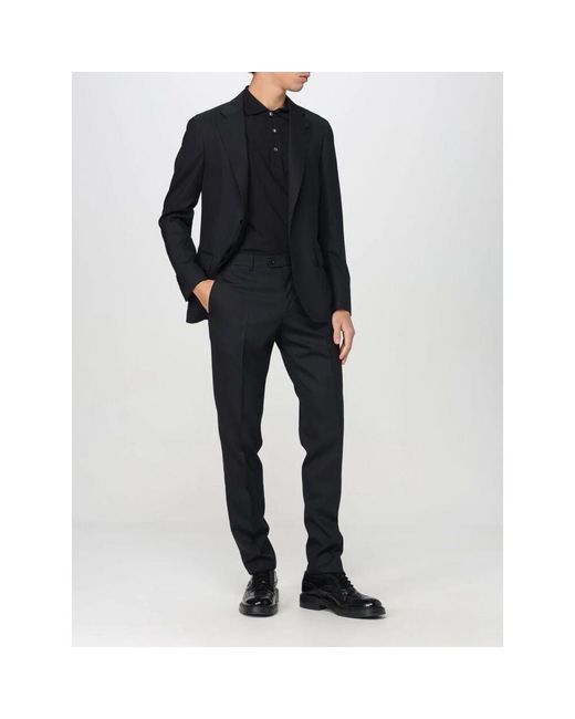 Single Breasted Suits Lardini de hombre de color Black
