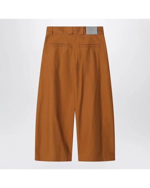 Balenciaga Brown Wide Trousers