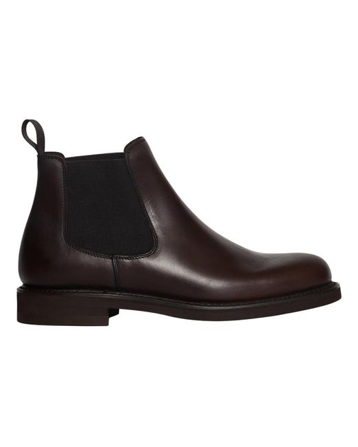 BERWICK  1707 Brown Ankle Boots for men
