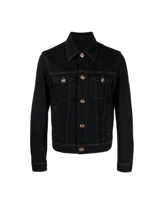 Versace Denim jackets in Black für Herren