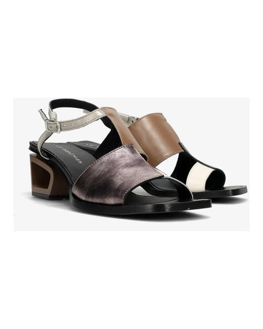 LE BOHÉMIEN Black High Heel Sandals