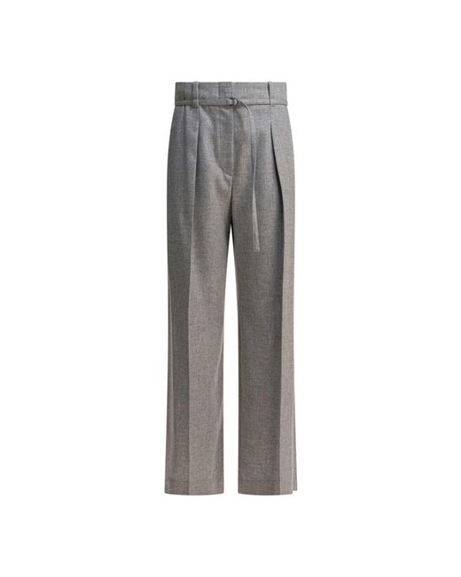 Wide Trousers Brunello Cucinelli de color Gray