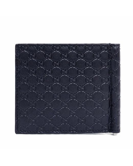 Gucci Blue Leather Wallet for men