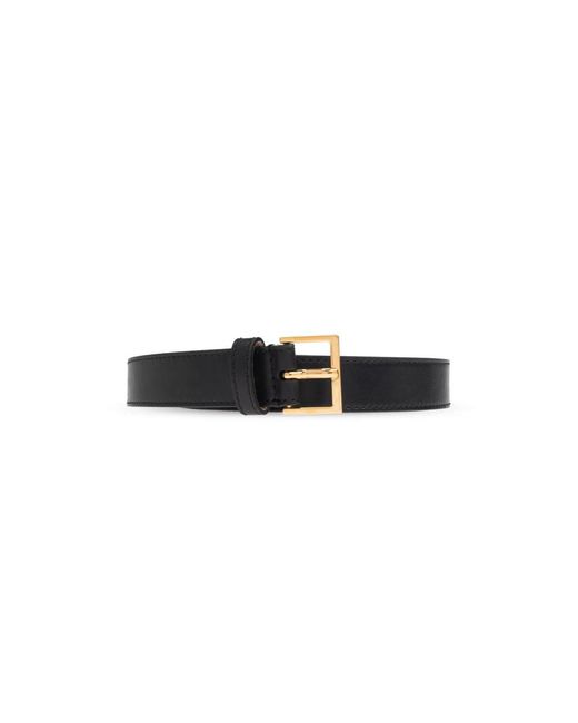 Versace Black Ledergürtel