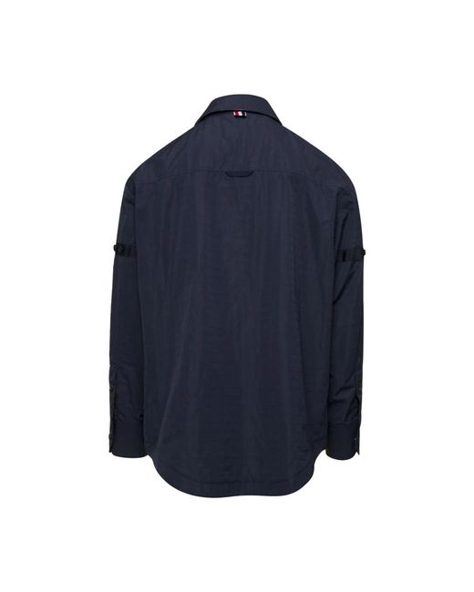 Thom Browne Blue Casual Shirts for men