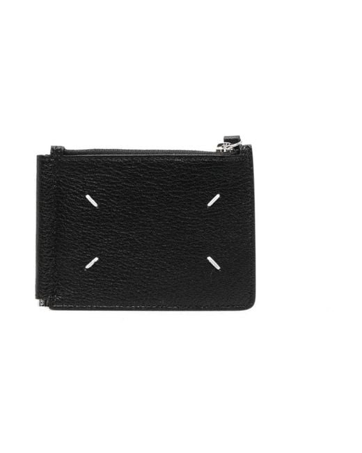 Maison Margiela Black Slim Pincer Wallet