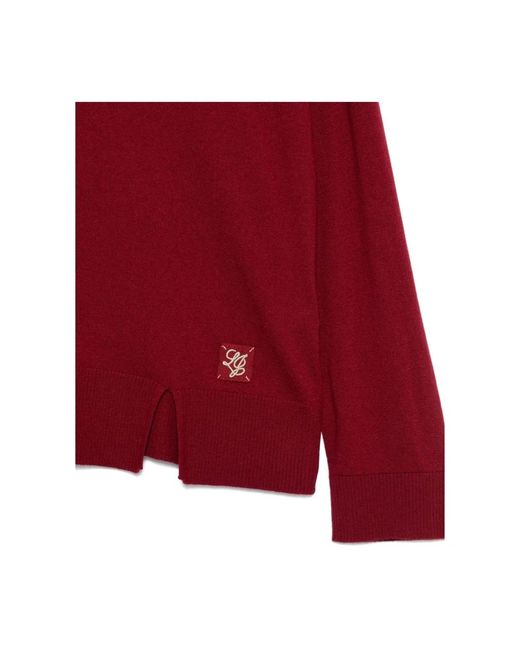 Round-Neck Knitwear di Liu Jo in Red