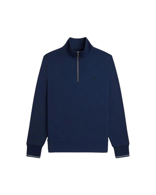 Fred Perry Blue Zip-Throughs for men