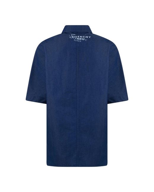Givenchy Blue Denim Shirts for men