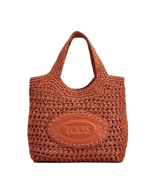 Tod's Red Handbags