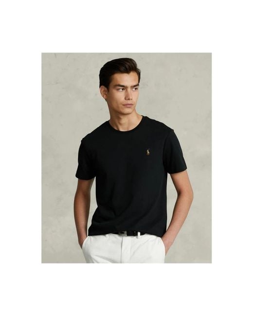 T-camicie di Ralph Lauren in Black da Uomo