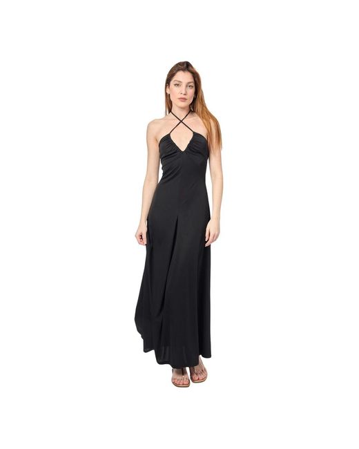 Maxi Dresses Silvian Heach de color Black