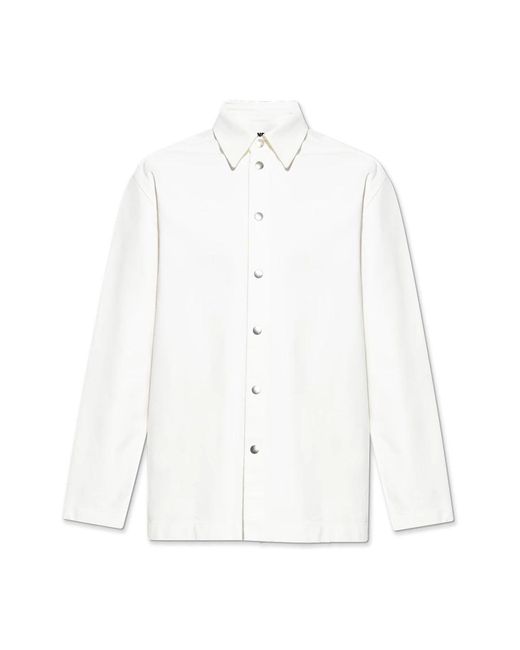 Jil Sander White Casual Shirts for men