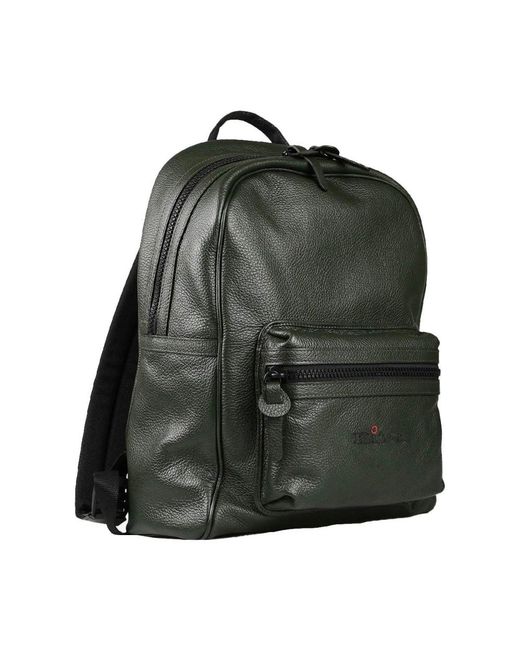 Kiton Lederrucksack in Green für Herren