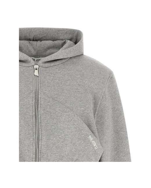 The Attico Gray Zip-Throughs