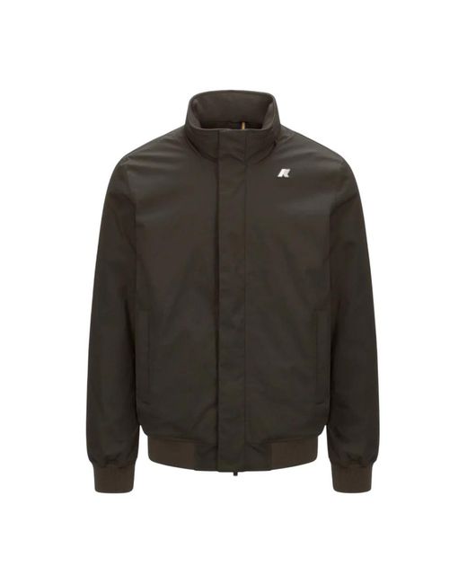 K-Way Black Light Jackets for men
