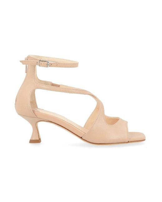 High Heel Sandals Anna F. en coloris Natural