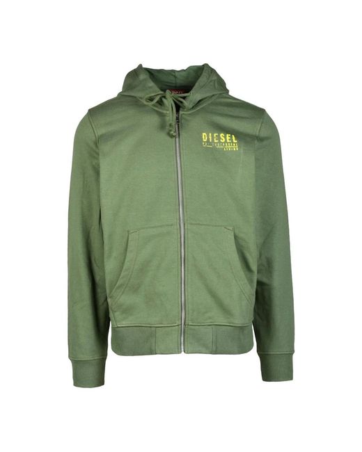 DIESEL Zip-Throughs in het Green voor heren
