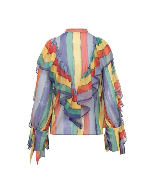 Rochas Blue Blouses