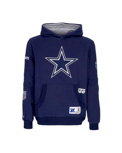Mitchell & Ness Hoodies & Sweatvesten ,Blauw ,Katoen Nfl Team Origins Fleece Hoodie in het Blue voor heren