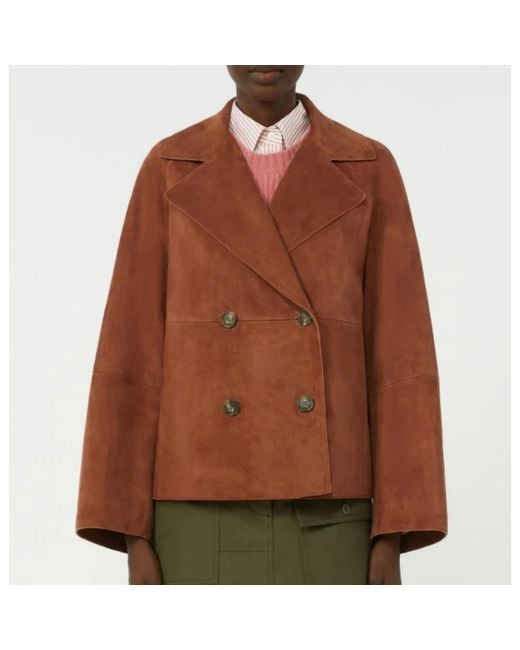 Weekend by Maxmara Brown Light Jackets