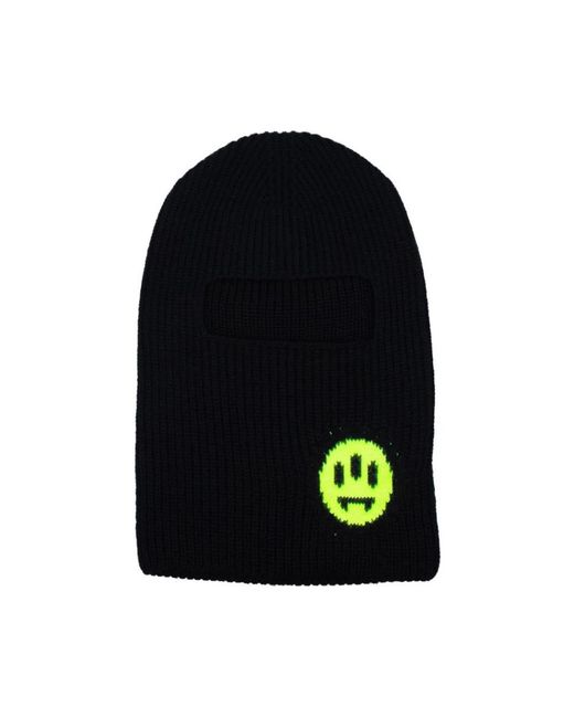 Barrow Wollmütze Mit Rippstrickdesign in Black für Herren