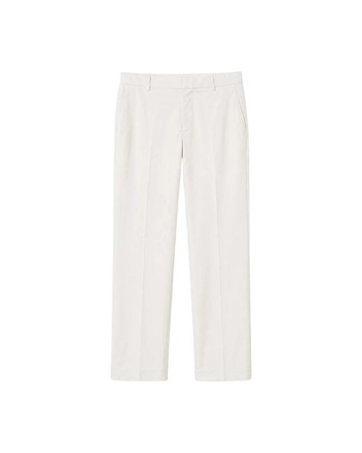 PT Torino White Wide Trousers for men