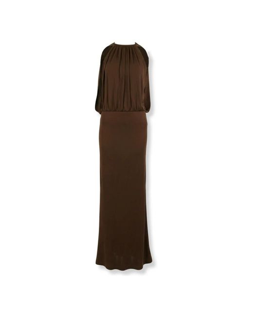 Maxi Dresses Des Phemmes de color Brown