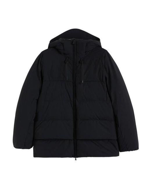 Aspesi Jassen ,Blauw ,Nylon Radon Jacket in het Black