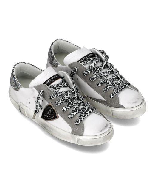 Philippe Model Gray Sneakers