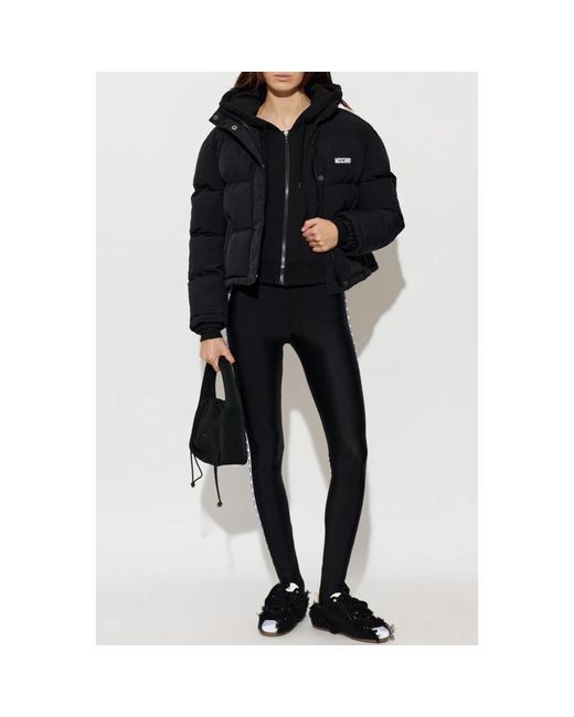 Moschino Black Winter Jackets